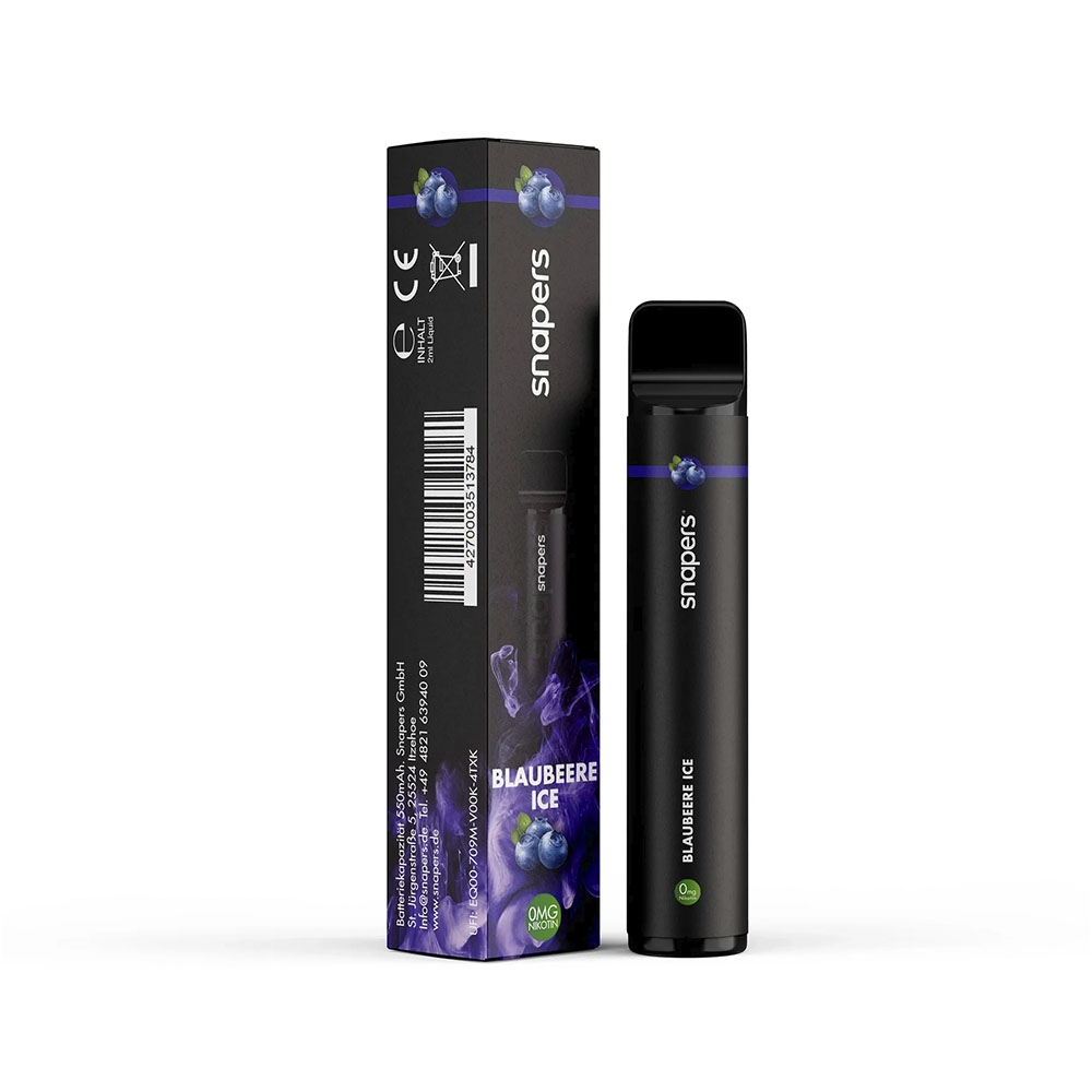 Snapers E-Shisha 800 - Blaubeere Ice 20mg