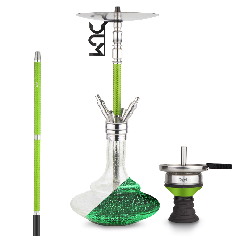 DUM Shisha SS45 Big Carbon - Grün