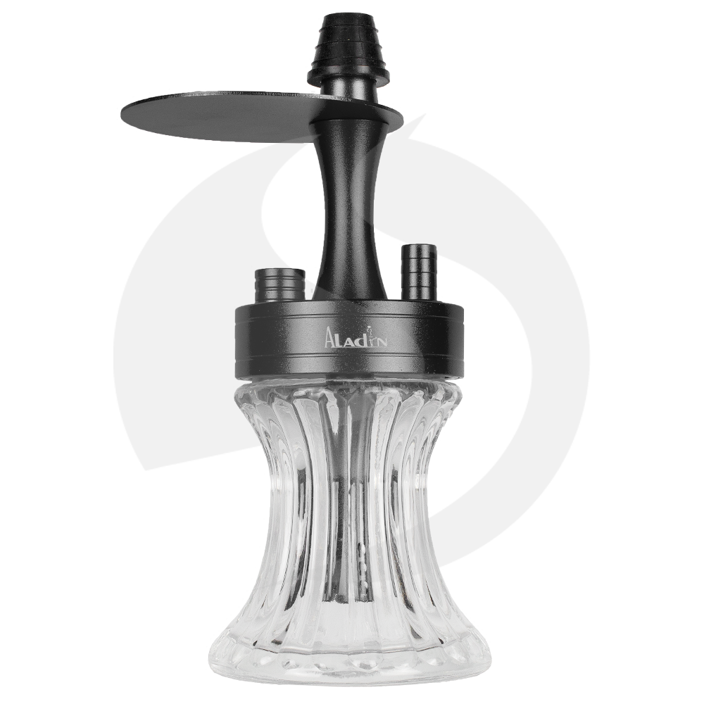 Aladin2Go Portable Hookah Aluminium mit Tasche - Black