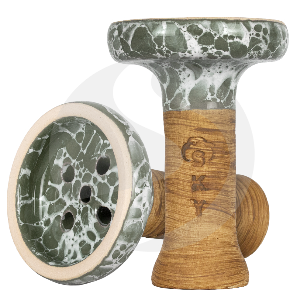 Sky Hookah Flat Killer Bowl - Khaki