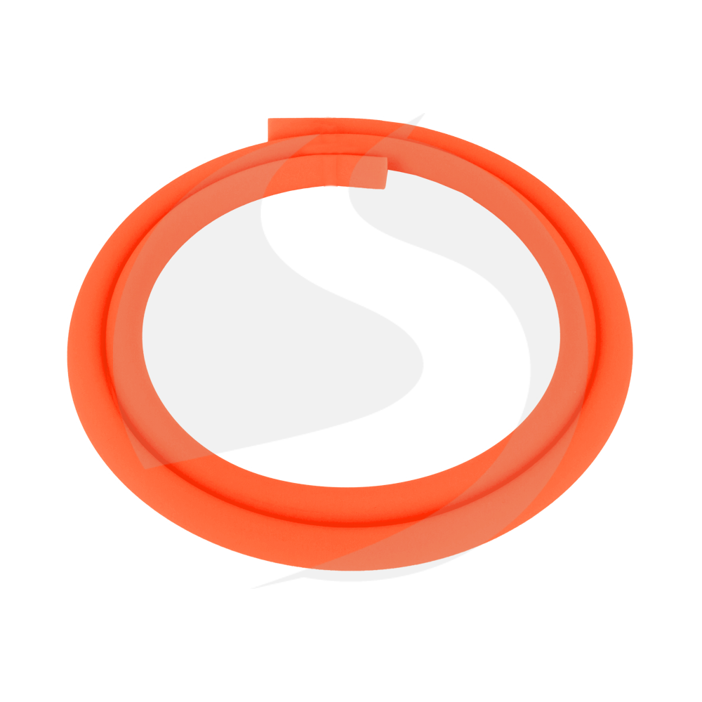 Silikonschlauch Matt - Neon Orange