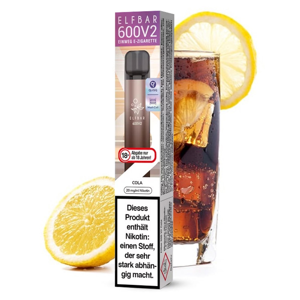Elfbar 600V2 Einweg E-shisha 20mg - Cola