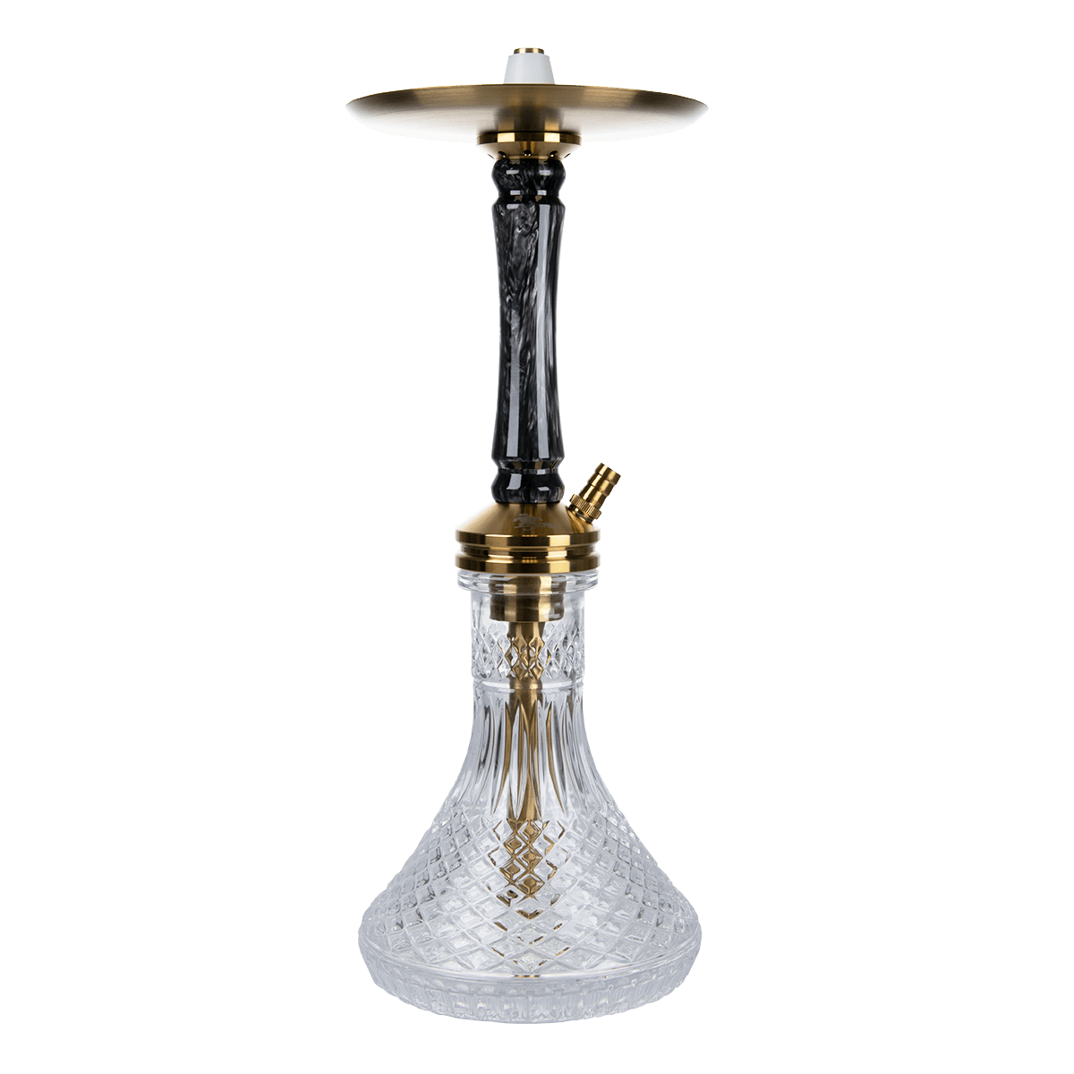 Jookah Shisha Straight Flush - Gold/Black