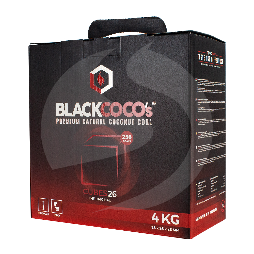 Black Coco's Premium Kokosnuss Naturkohle 4kg