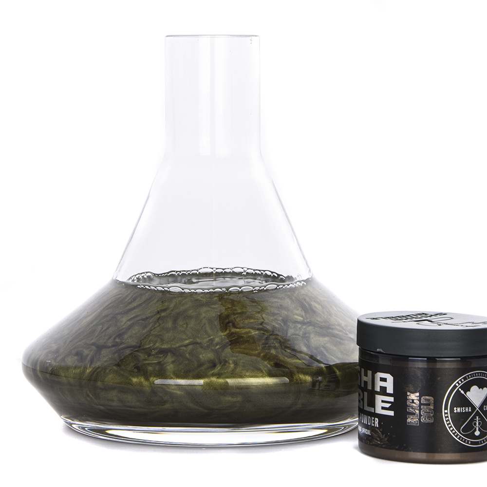 Shisha Bubble Farbpulver 50g - Black Gold