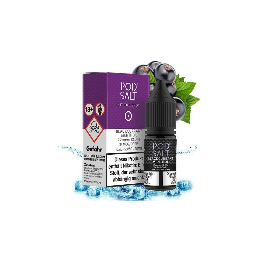POD SALT Core Liquid 20mg - Blackcurrant Menthol