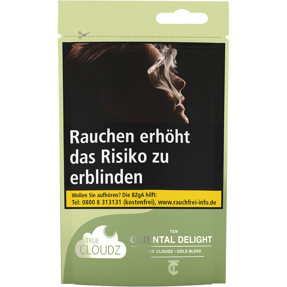 True Cloudz Tabak Gold Blend 25g - Oriental Delight (Ten)