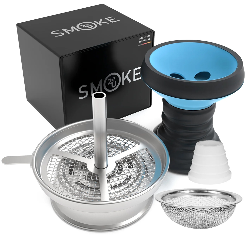Smoke2u Steinkopf Set - Blau