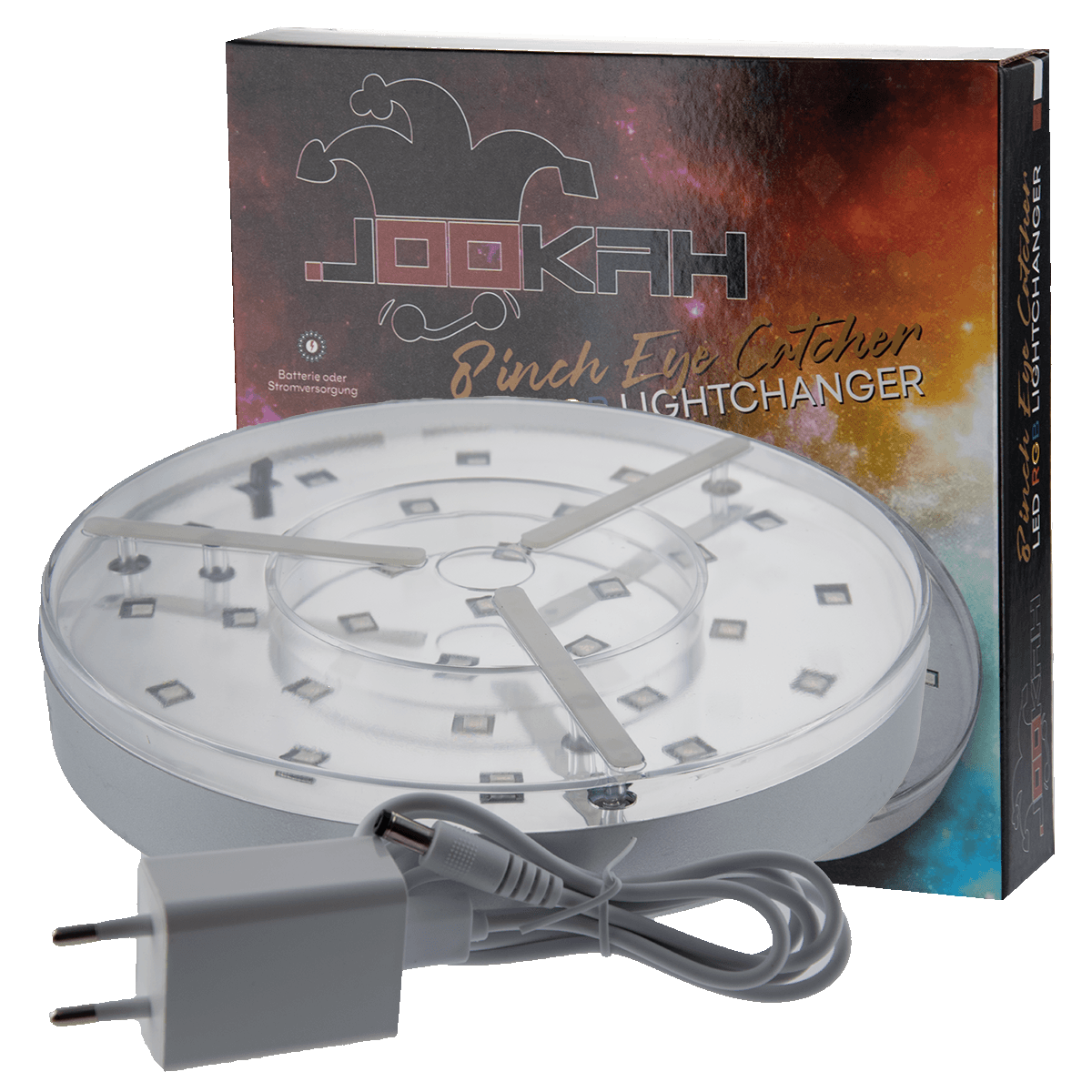 Jookah LED Untersetzer 8inch Eye Catcher 20cm