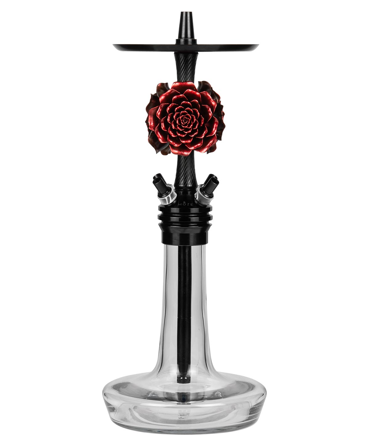 Hydrosmoke Rose Sleeve inkl. Adapter Moze Varity Long - Red