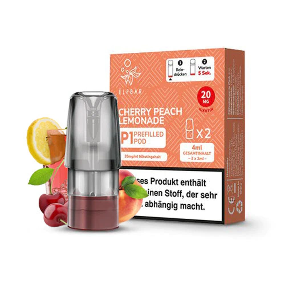 Elfbar Mate500 POD (2stk) - Cherry Peach Lemonade 20mg
