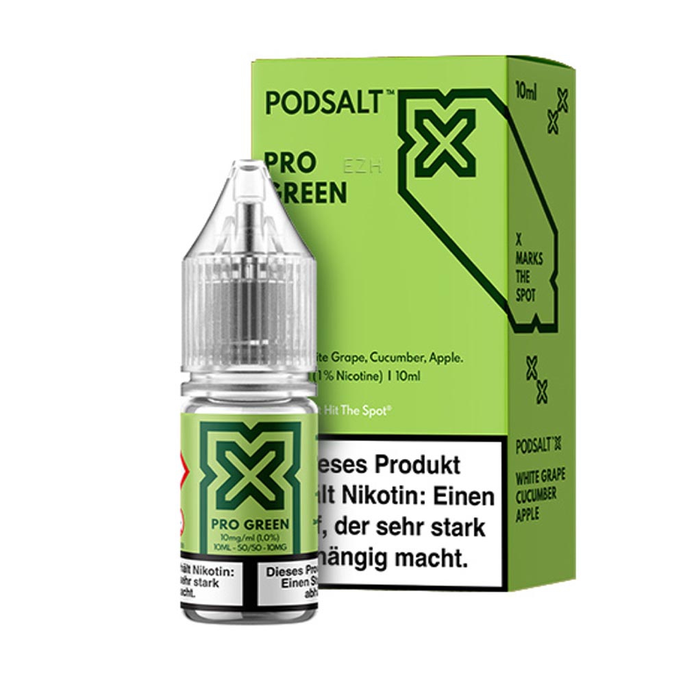 POD SALT X Liquid 10mg - White Grape Cucumber