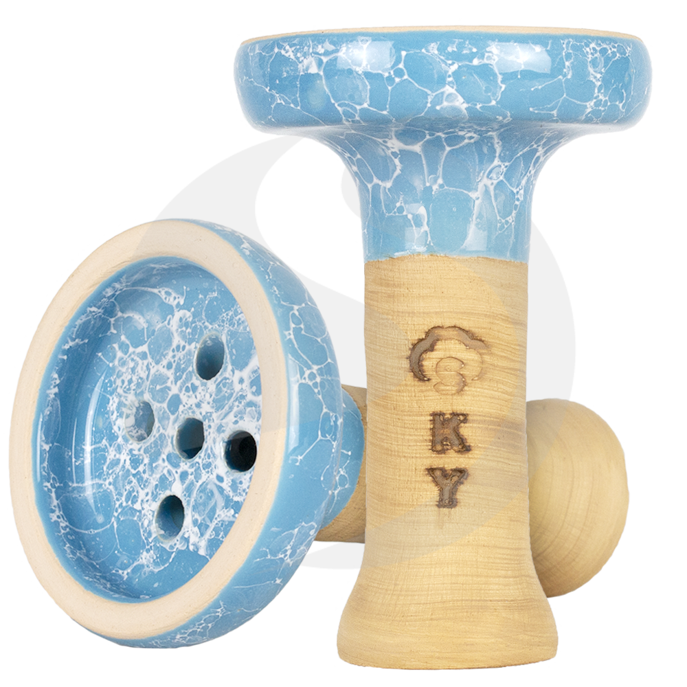 Sky Hookah Flat Killer Bowl - Blue