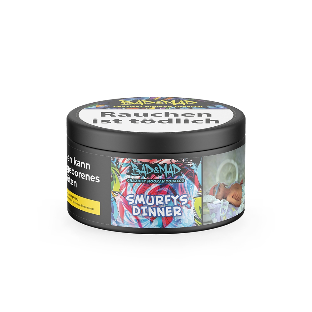 Bad & Mad Tobacco 25g - Smurfys Dinner