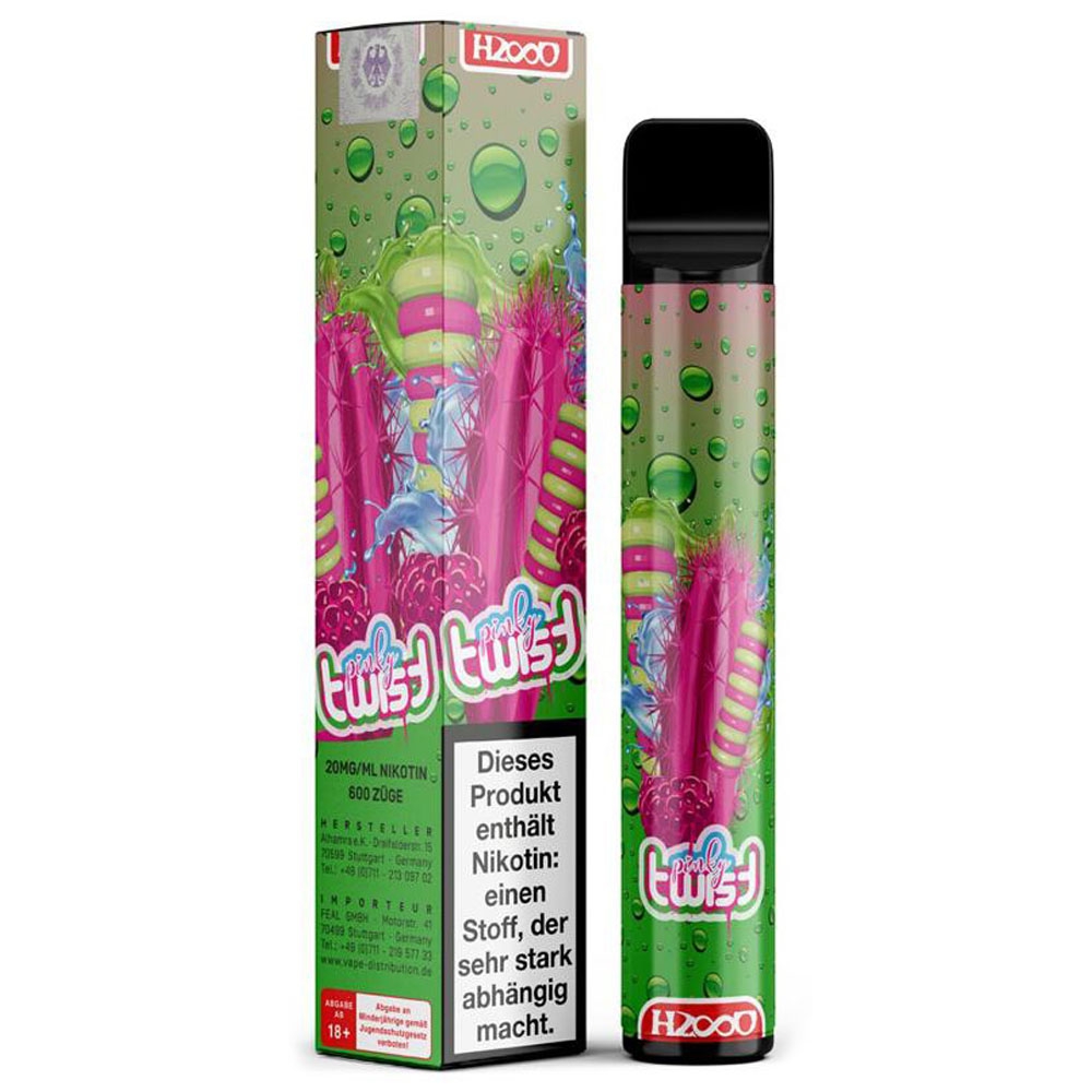 Hasso 600 Vape 20mg - Pinky Twist