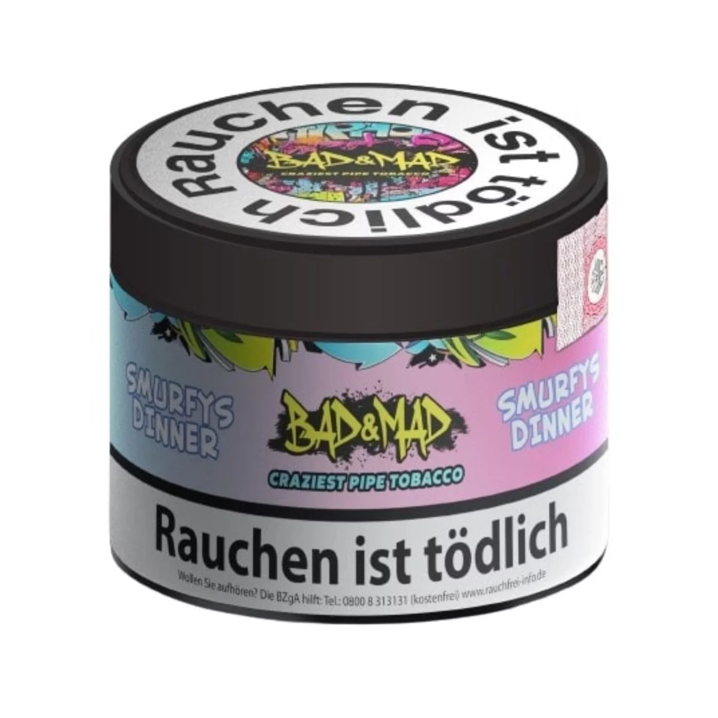 Bad & Mad Pfeifentabak 65g - Smurfys Dinner