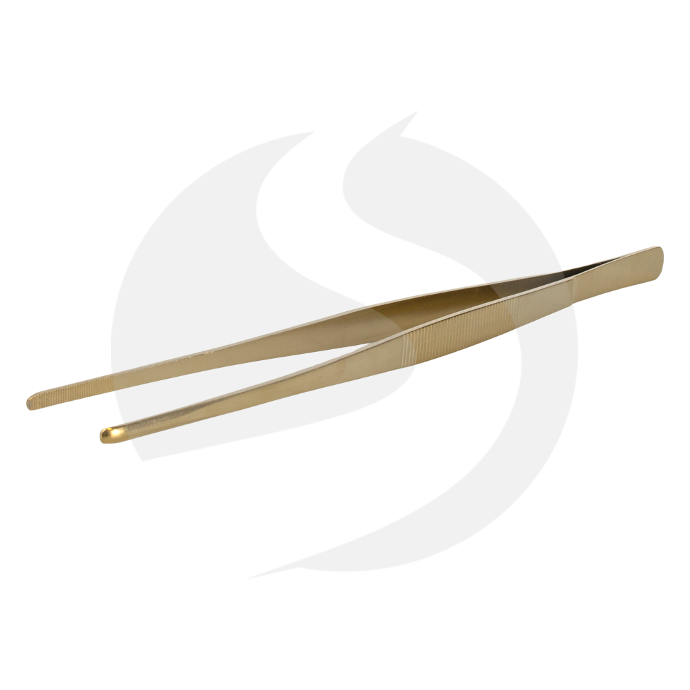 AO Kohlepinzette Edelstahl 30cm - Gold