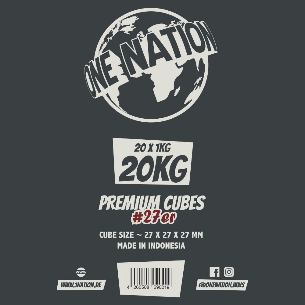 One Nation #27er Naturkohle 20kg Gastro