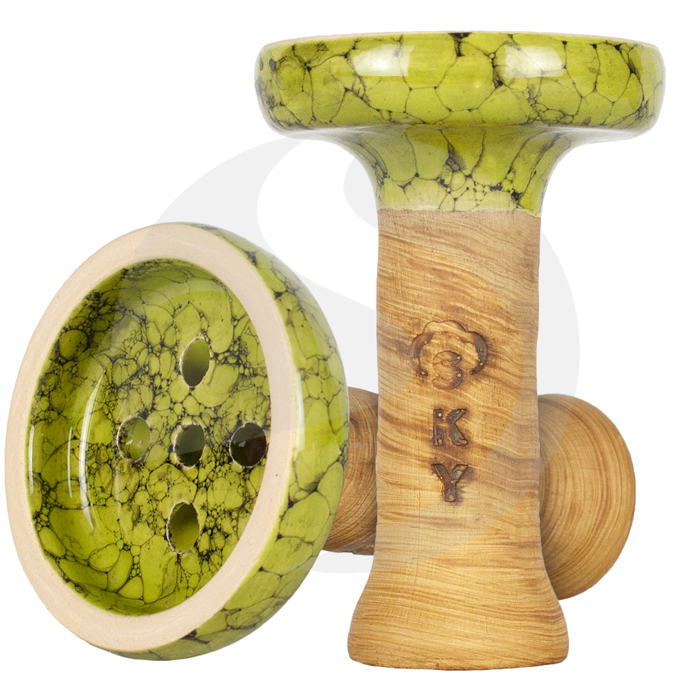 Sky Hookah Flat Killer Bowl - Lime