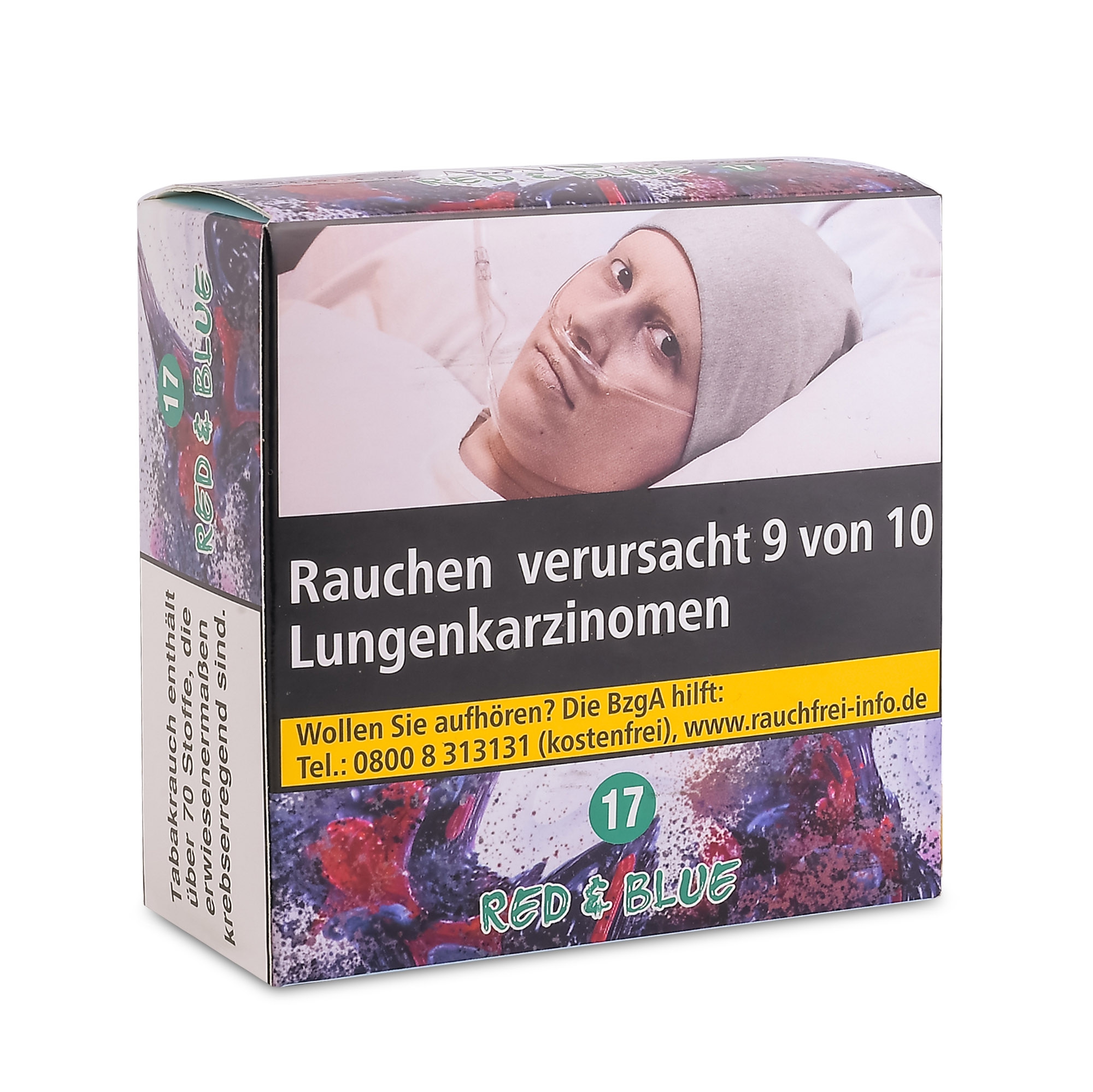Aqua Mentha Premium Tobacco 200g - Red & Blue (17)