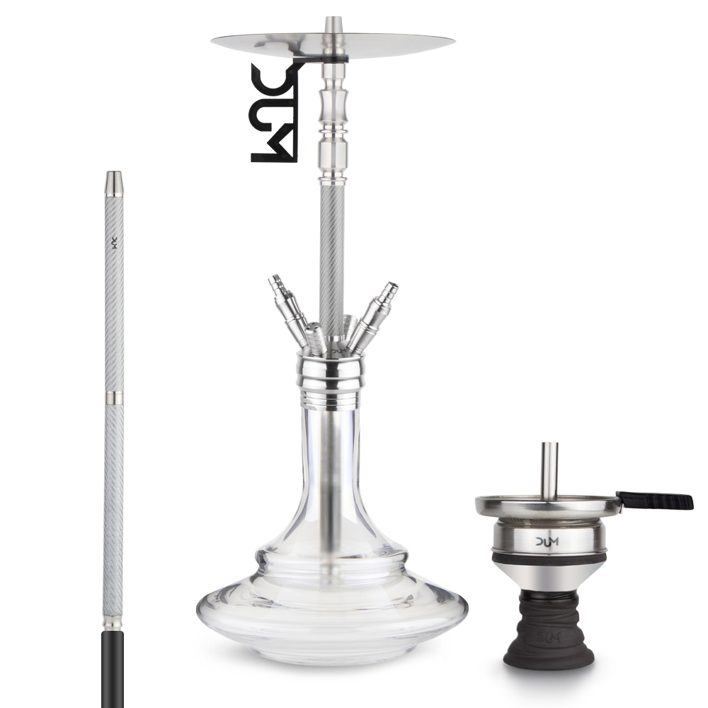 DUM Shisha SS45 Big Carbon - Transparent