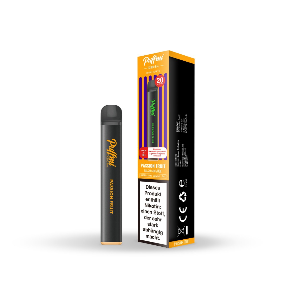Puffmi TX600 PRO 20mg - Passion Fruit