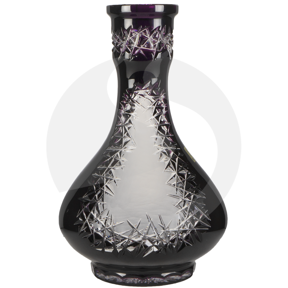 Caesar Crystal Bowl - Frozen Purple