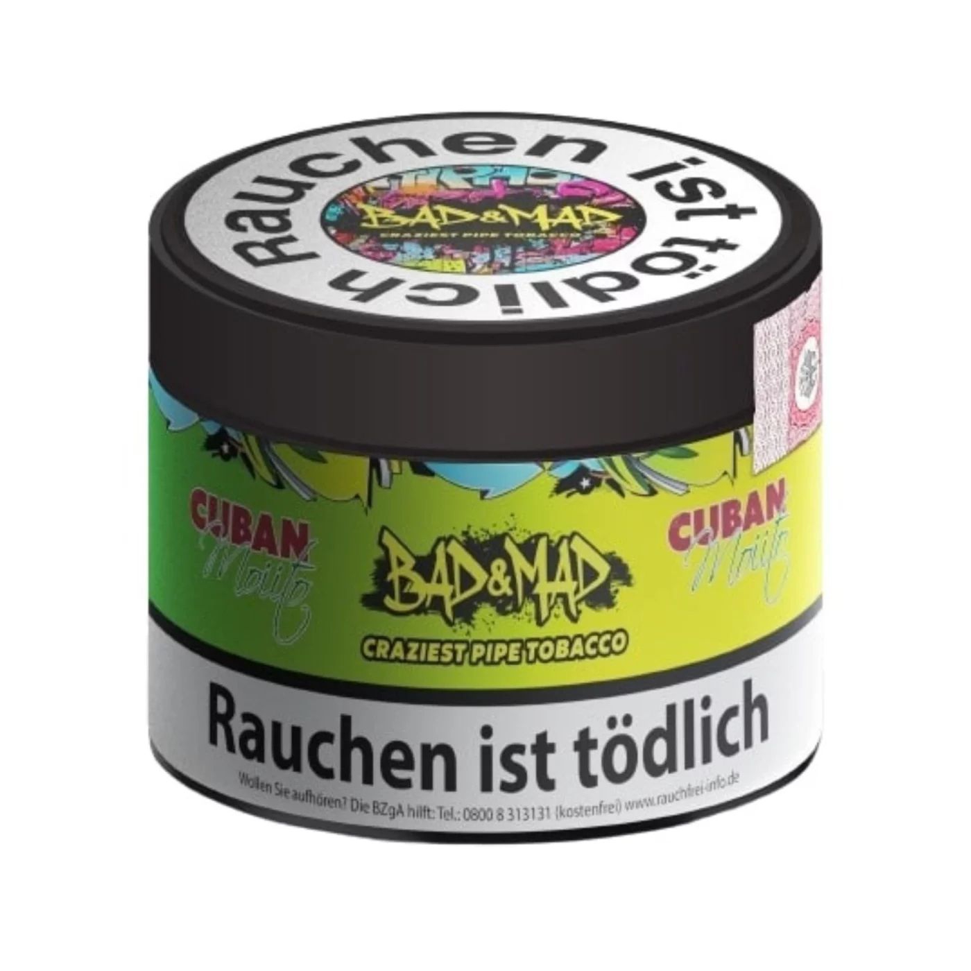 Bad & Mad Pfeifentabak 65g - Cuban Moiito