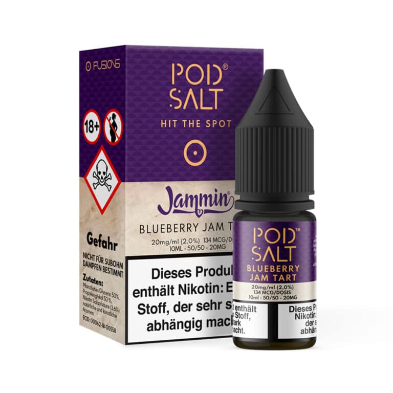 POD SALT Fusion Liquid 20mg - Blueberry Jam Tart