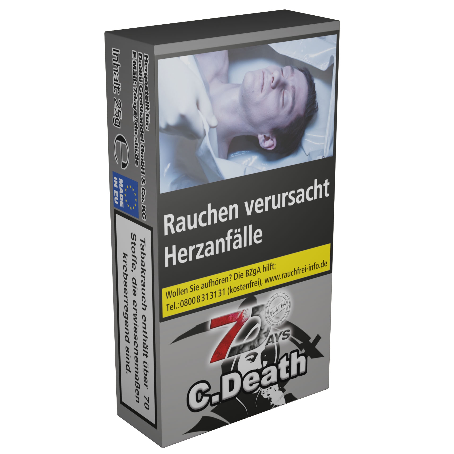 7 Days Tabak Platin 25g - C.Death