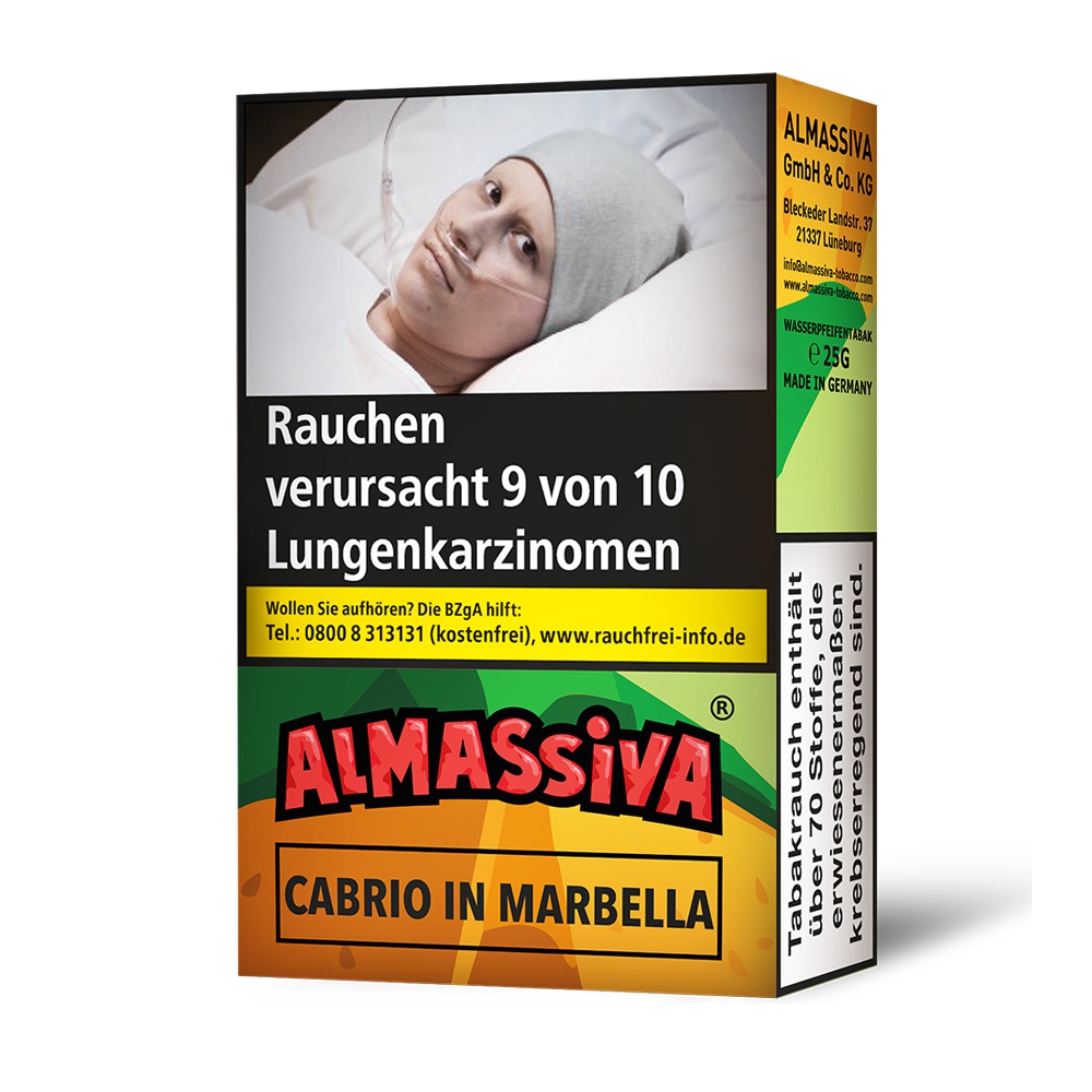 ALMASSIVA Tobacco 25g - Cabrio in Marbella