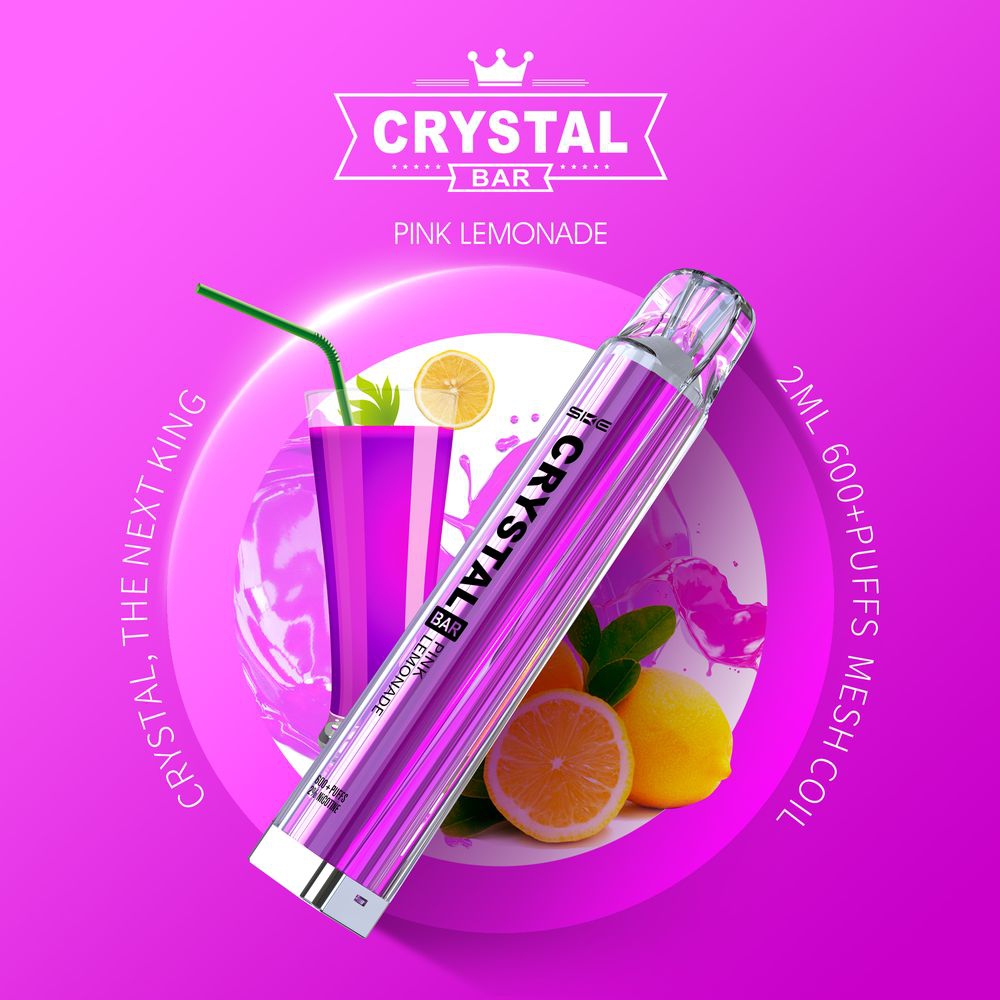 SKE Crystal Bar 600 - Pink Lemonade 20mg