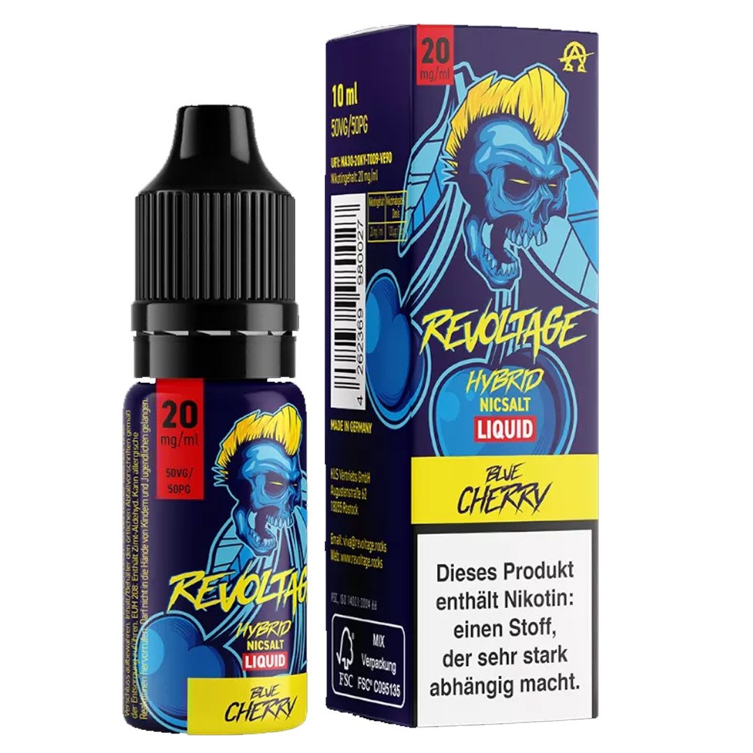 Revoltage Nikotinsalz Liquid 20mg - Blue Cherry