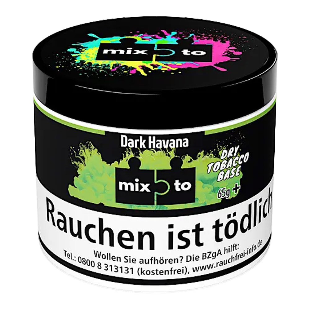 Mixto Dark - Dry Tobacco Base 65g - Dark Havana