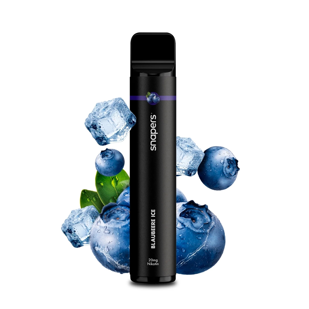 Snapers E-Shisha 800 - Blaubeere Ice 20mg