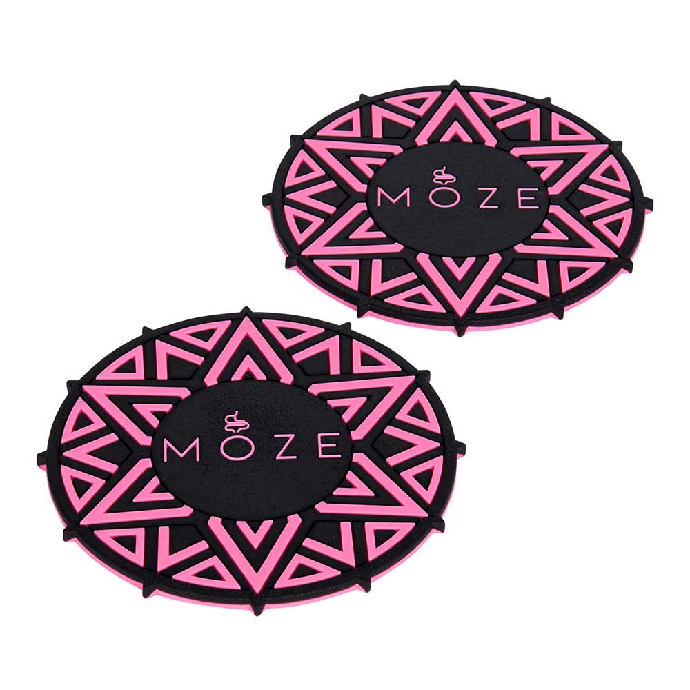 Moze Getränkuntersetzer (2er Set) - Pink