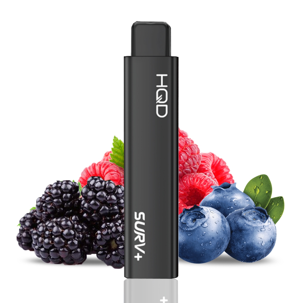 HQD E-Shisha Surv Plus 600 - Blueberry Raspberry Blackberry