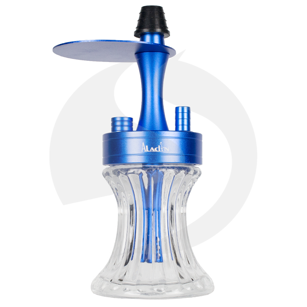 Aladin2Go Portable Hookah Aluminium mit Tasche - Blue