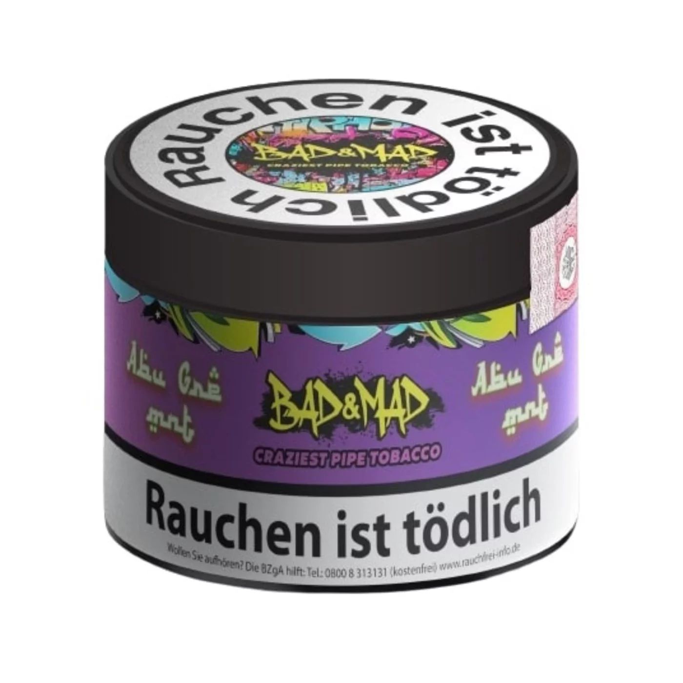 Bad & Mad Pfeifentabak 65g - Abu Grp Mnt