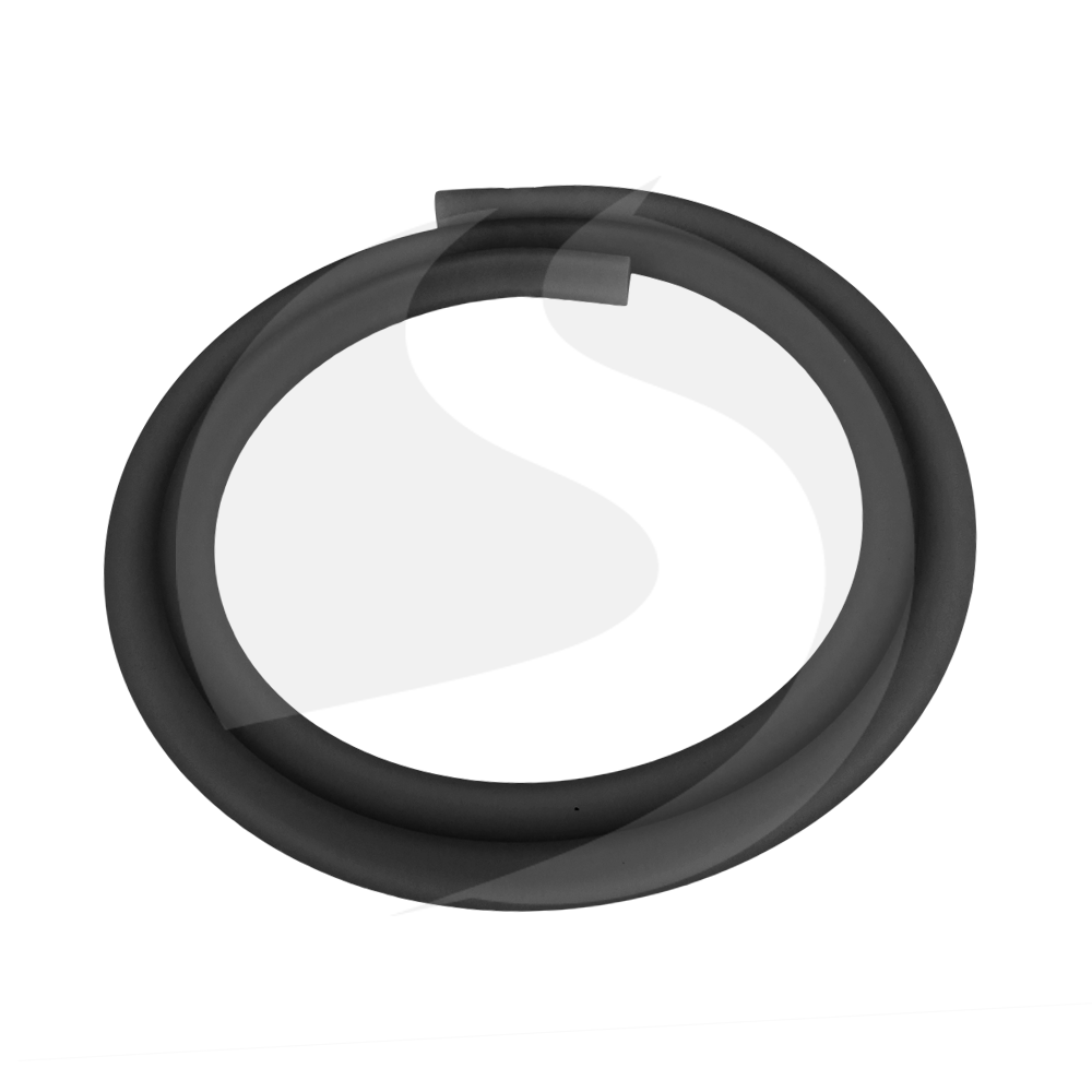 Silikonschlauch Matt - Schwarz