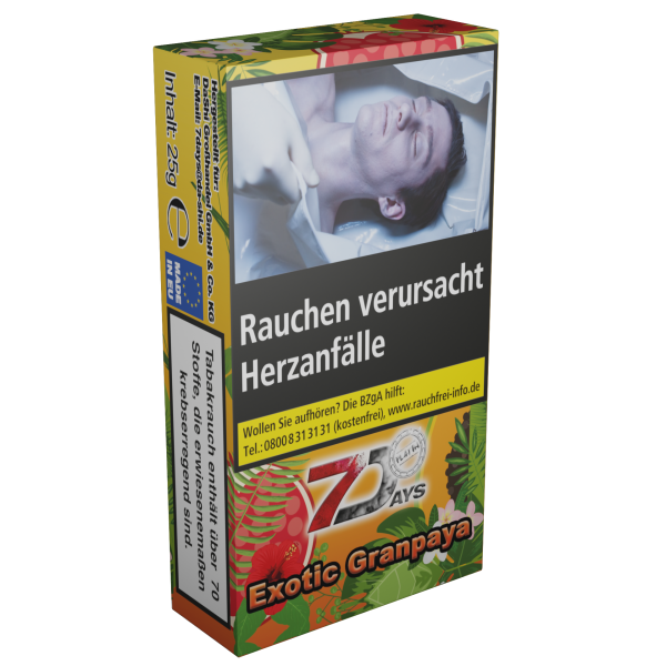 7 Days Tabak Platin 25g - Exotic Granpaya