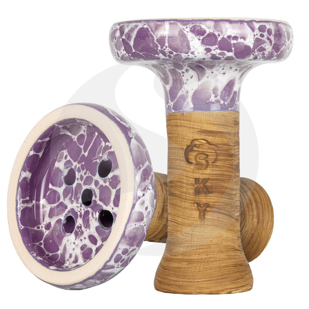 Sky Hookah Flat Killer Bowl - Purple