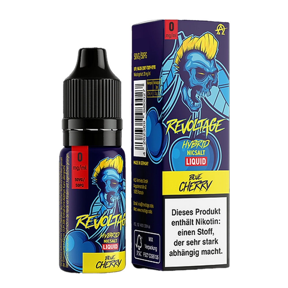 Revoltage Nikotinsalz Liquid 0mg - Blue Cherry