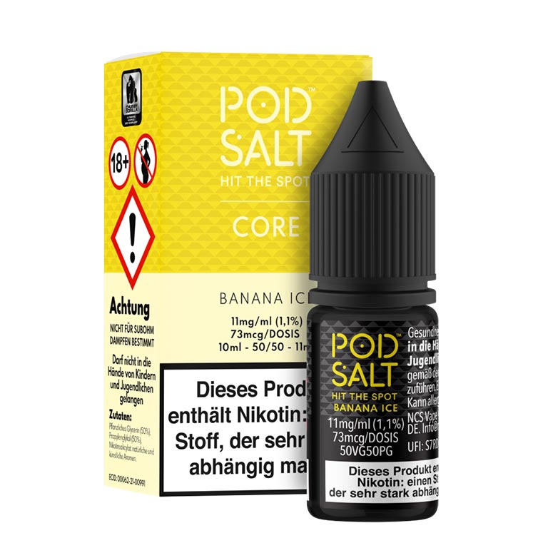 POD SALT Core Liquid 20mg - Banana Ice