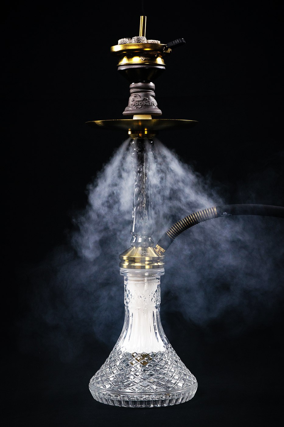 Jookah Shisha Straight Flush - Gold/Black