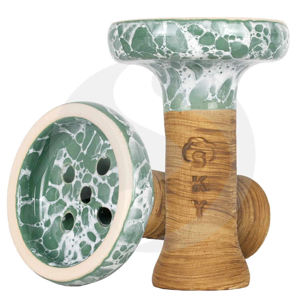 Sky Hookah Flat Killer Bowl - Turquoise Dark