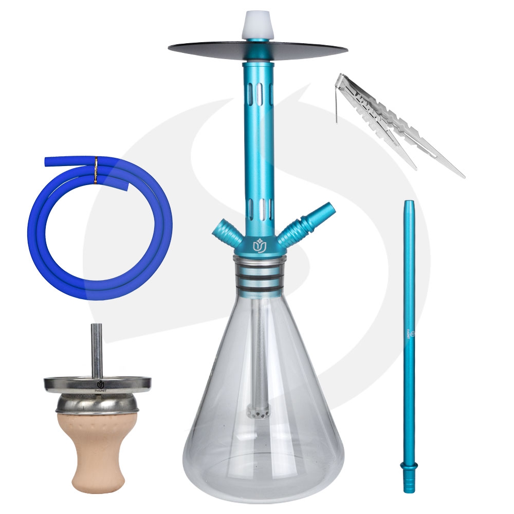 theUnit Alu Shisha Skyblue - Clear
