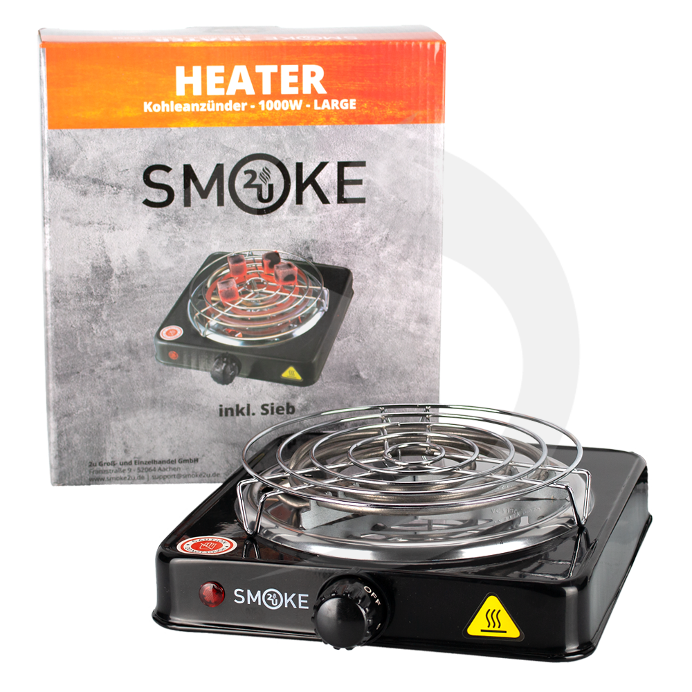 Smoke2u Kohleanzünder - Hot Plate 1000W