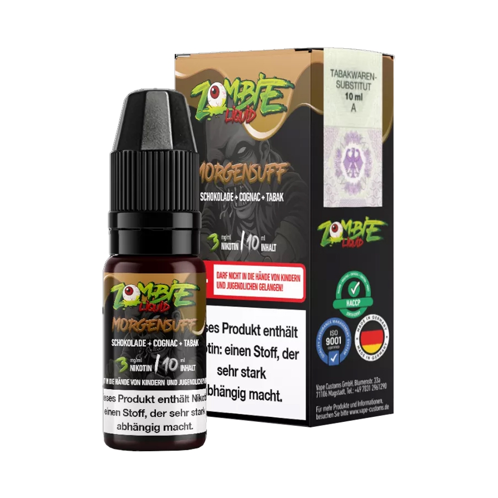 Zombie Nikotinsalz Liquid 20mg - Morgensuff
