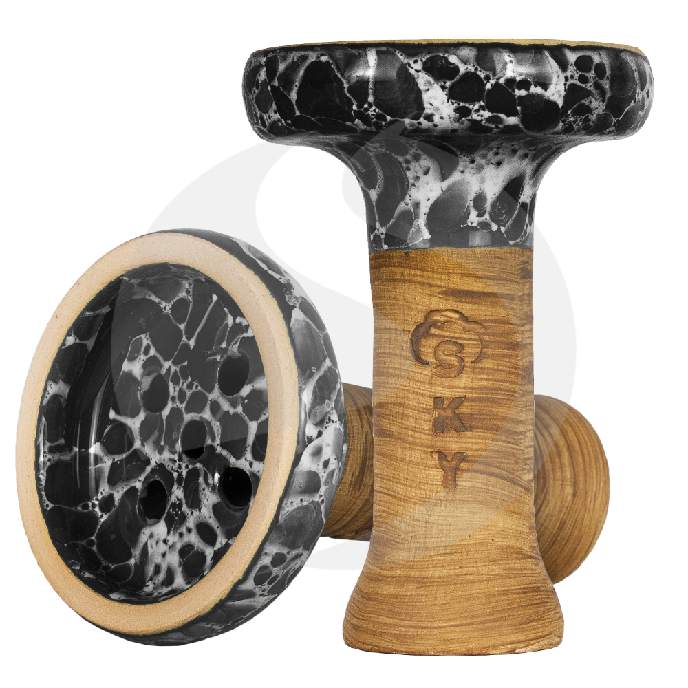 Sky Hookah Flat Killer Bowl - Black